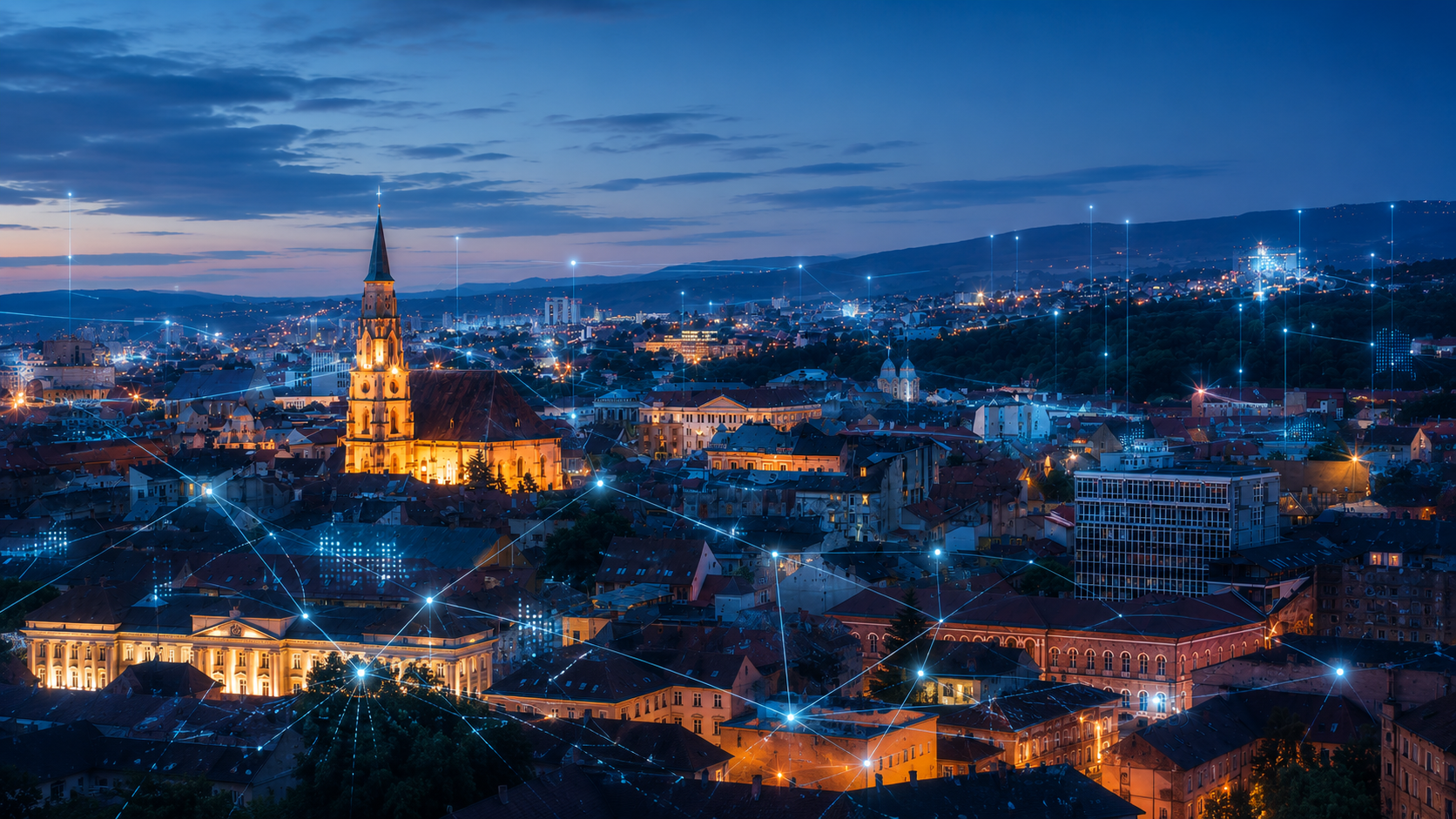 Cluj-Napoca skyline